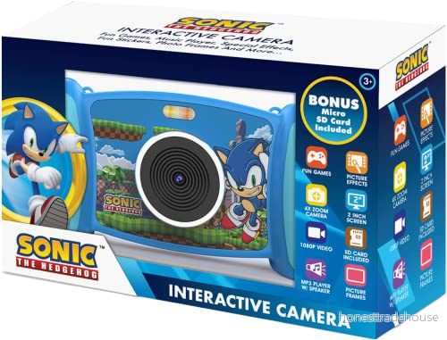 Kids Euroswan Sonic interaktiv kamera 8435507876254
