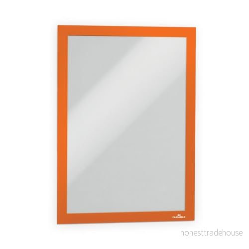 Durable 488209 inforam Duraframe® A4, självhäftande magnetram, 10 pack, orange 4005546405841