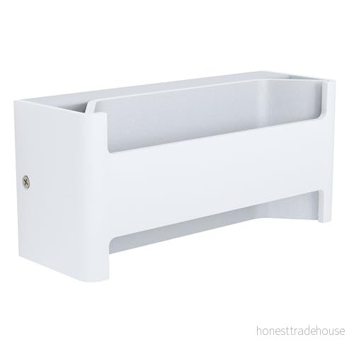 EGLO LED vägglampa Feloniche, 1 brandfarlig modern, minimalism, väggstrålkastare inuti av aluminium och plast, vardagsrumslampa, golvlampa i vitt, transparent 9002759985448