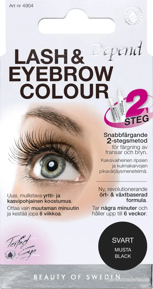 Depend Lash & Eyebrow Colour Black 7391715049044