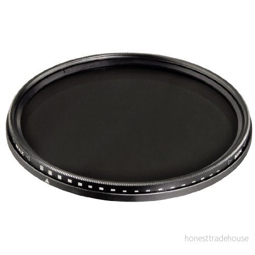 Hama 79152 Vario grått filter, dubbel beläggning, för 52 mm fotokameralinser, ND2 400, svart 4007249791528