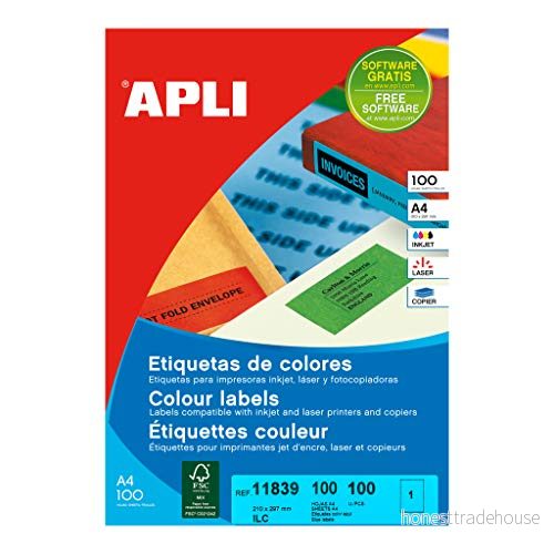 APLI 11839 etiketter blå 8410782118398