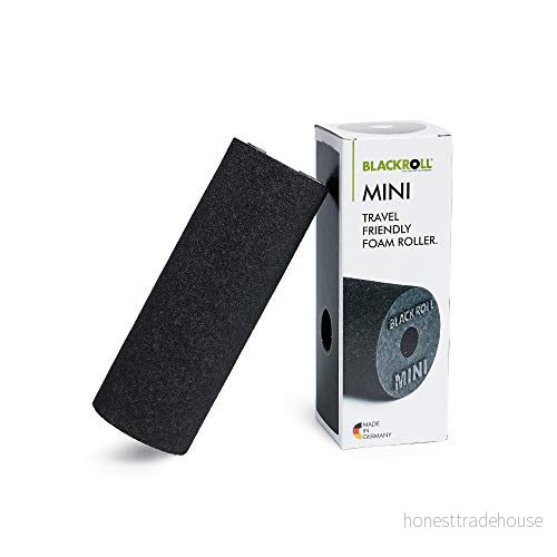 BLACKROLL® MINI Fascienrolle originalet. Liten självmassage rulle för fascierna i svart 4260346270154