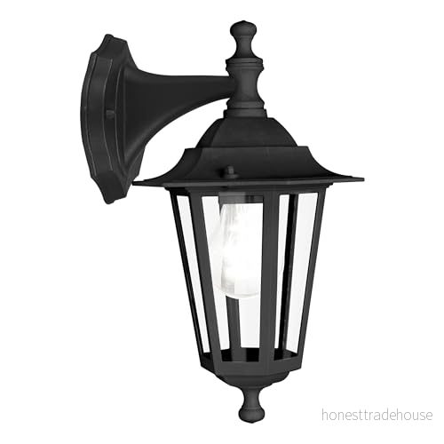EGLO Laterna 4 Utomhusvägglampa - Svart - E27 - IP44 9002759224677