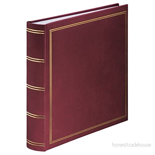 Hama London Jumbo Album 30×30 cm – Bordeaux – 80 Vita Sidor 4007249071613