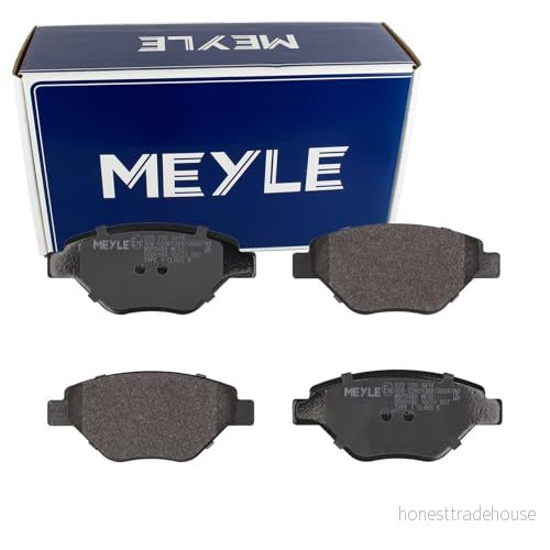 MEYLE 025 239 3418 Jeu de plaquettes frein ORIGINAL Quality Essieu avant contact signal d’usure exclu avec tôle anti bruit RENAULT: MEGANE 2 4040074478363