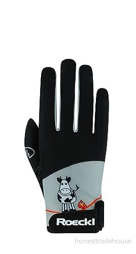 Roeckl Sport ridhandske Kansas, barnsommarhandskar, svart 5 4065901020904