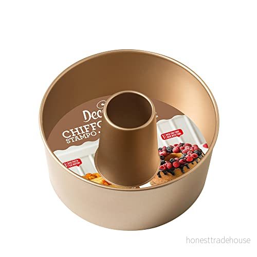 Decora 0070109 Gyllene linje chipponkakform Ø 20,5 x 10 H cm anti aderande, stål 8024622077693
