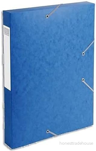 Boite de classement livree a plat cartobox dos 40mm carte lustree nature future 3141870501406