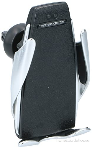 Dunlop Telefonhållare med trådlös laddning Qi teknik vridbar 360º svart/silver 8711252195513