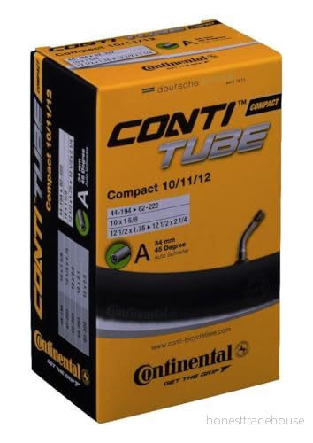 CONTINENTAL Compact Tube 10/11/12 x 1,7 2,4 (44 62x194 222) Schrader 34 mm 4019238556247