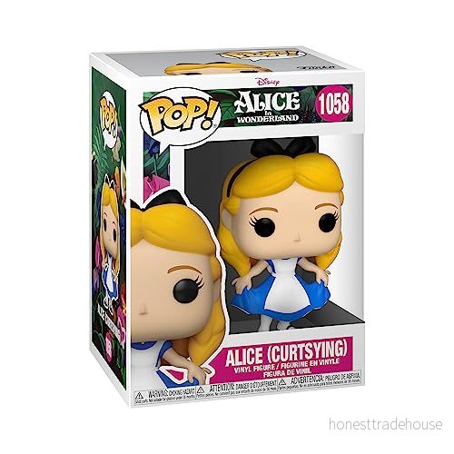 Funko POP! Disney: Alice 70th Curtsying In Wonderland Vinylfigur för samlare Presentidé Officiell Merchandise Leksaker barn och vuxna Filmfans Modellfigur 889698557344