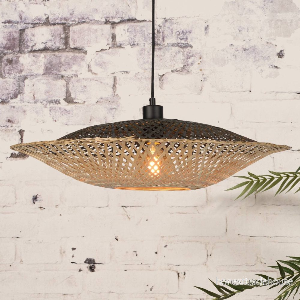 GOOD & MOJO Kalimantan hängande lampa horisontell Ø60cm 8716248080446