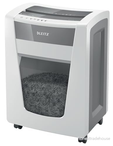 Leitz IQ Office Pro P5+ Super Micro Cut Dokumentförstörare, Strimlar 8-7 Vit 4002432118977