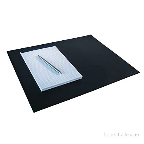 Durable 730401 konferensunderlägg av mjukt kvalitetsläder, 42 x 30 cm, svart 4005546702032