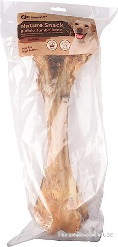 Flamingo godis hund natur tibiakben 800 g glutenfri utan socker kraftfull och hälsosam tuggbelöning 5400585130935