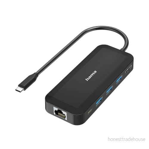 Hama Essential Line docking station USB C HDMI 10Mb LAN 4047443477385