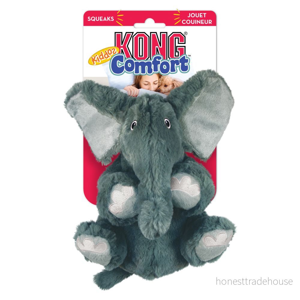 KONG Pet Toy Comfort Kiddos Elephant XS 13 cm 35585360485