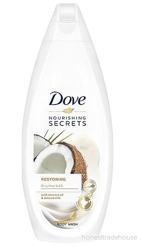 6 pack Dove duschgel närande secrets restoring ritual kokosolja + almond mjölk 225 ml 8710847934827