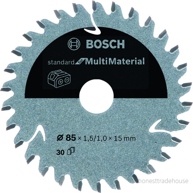 Bosch Cirkelsågklinga ACCU STD MULTI 85×15×30T 3165140958745