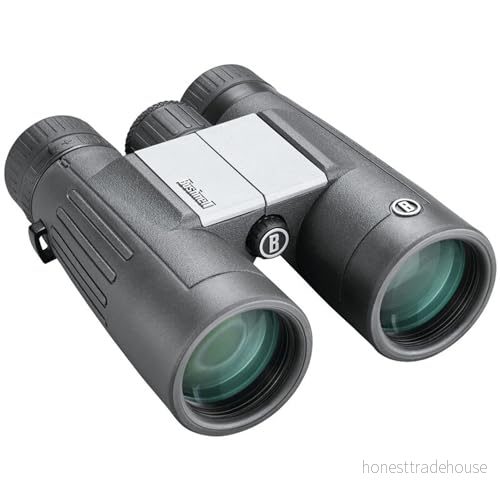 Bushnell Powerview 2.0, Takprisma, 10x, 4,2 cm, Ytbeläggning med flera lager (MC), Svart, Grå, 629 g 29757005977