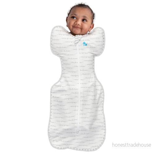 Love To Dream Swaddle Up, medium 15 8,5 kg drömmare, tät passform, stöder hälsosam sömnrutin, 1,0 Tog perfekt för 2024 C temperaturer, maskintvättbar bomull och dubbel dragkedja enkla 9343443100984