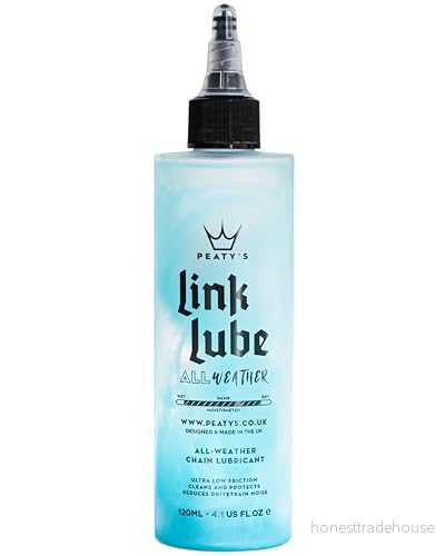 Peaty's Link Lube Allväderscykel kedjesmörjmedel en skräddarsydd blandning av oljor och vaxer speciellt utformad för alla väderförhållanden ultralätt körregn, kassett växlar 60 ml 5060541581869