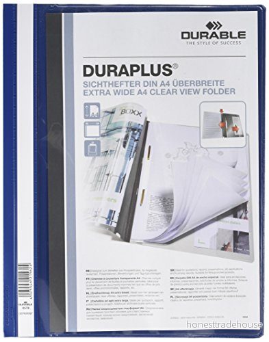 Durable 257907 Offertmapp DURAPLUS, mörkblå, 25 stycken 4005546215631