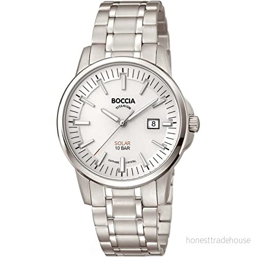Boccia herr analog kvartsklocka med titanarmband 364303 4040066260297