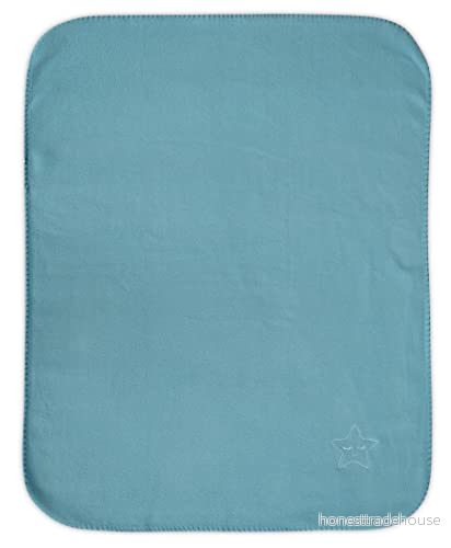 Lorelli Babyfilt, polar, storlek 75 x 100 cm, gosig filt, polyester, från födseln, färg: turkos 3800151982999