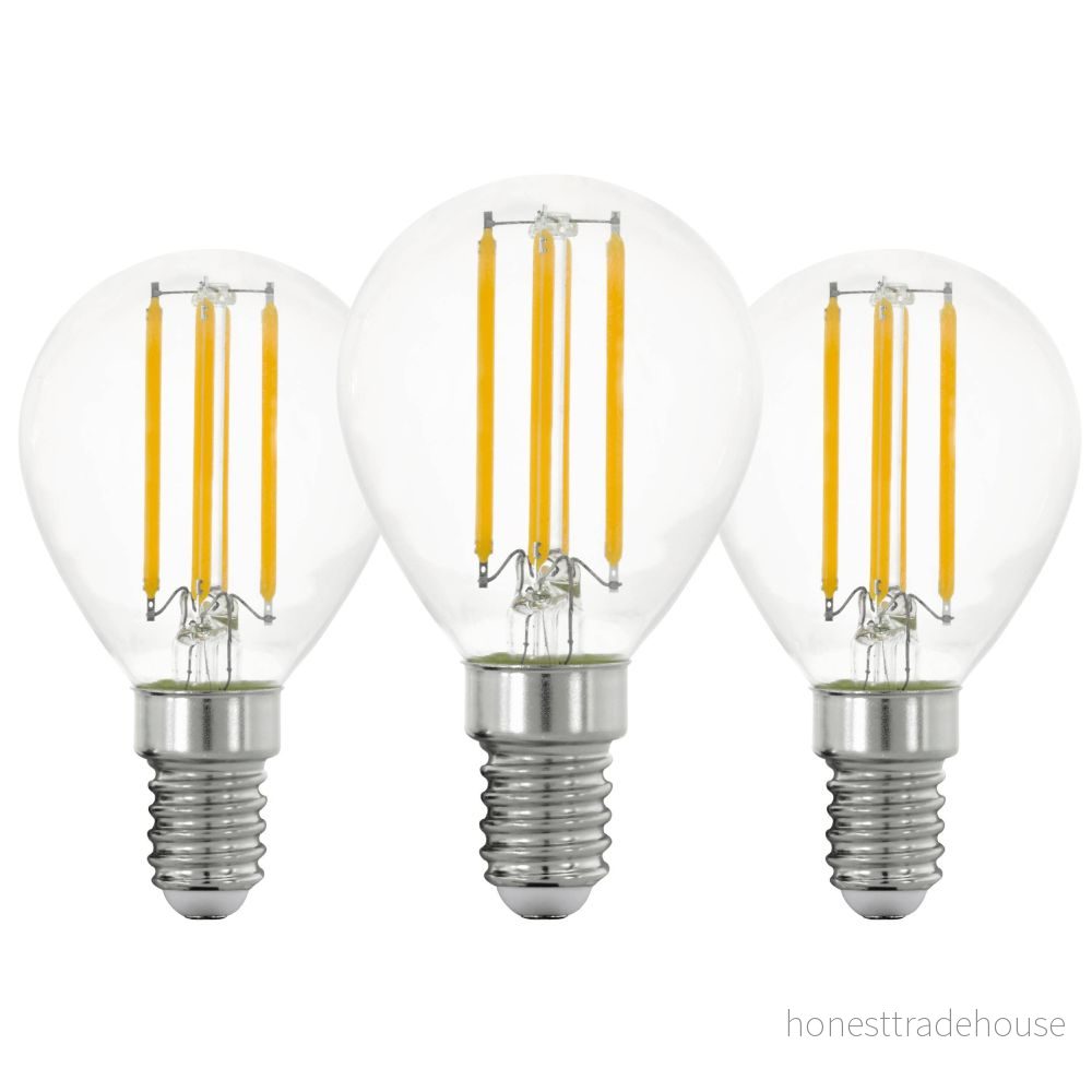 EGLO LED glödlampa P45 Mini ball 7W/827 806 lumen clear 3 pack E14 9008606275724 EGLO LED glödlampa P45 Mini ball 7W/827 806 lumen clear 3 pack E14 9008606275724