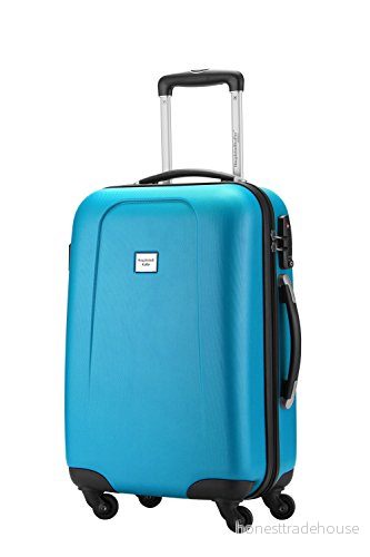 HAUPTSTADTKOFFER bröllop hård Handbagage TSA, BLÅ, 55 cm, 4260420782252