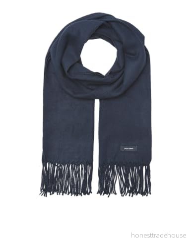 Jack & Jones Solid Scarf Unisex Halsduk, Storlek: One Size, Navy 5713748612255 Jack & Jones Solid Scarf Unisex Halsduk, Storlek: One Size, Navy 5713748612255