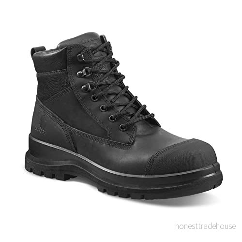 Carhartt Detroit Rugged Flex, 15 cm höga S3 säkerhetsstövlar, konstruktionssko, svart, 46 EU 889192818545