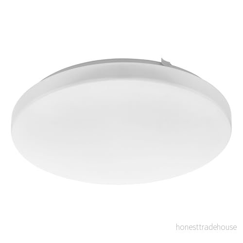 Eglo LED taklampa Frania, 1 glödlampa taklampa, material: Stål, plast, färg: vit, Ø: 33 cm 9002759978723