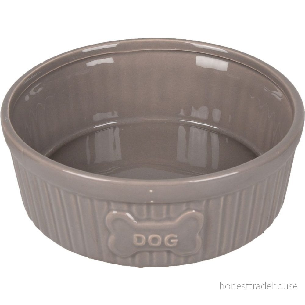 Hundskål Keramik Grå 15 cm 640 ml 5400585087857
