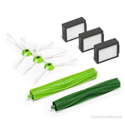 iRobot Originalreservdel underhållssats med 1 uppsättning gummiborstar, 3 x hörn och kantborstar högpresterande filter, för Roomba Combo j5/+, i8/+ e/i/i serien (inte j7/+, 5060629988870 iRobot Originalreservdel underhållssats med 1 uppsättning gummiborstar, 3 x hörn och kantborstar högpresterande filter, för Roomba Combo j5/+, i8/+ e/i/i serien (inte j7/+, 5060629988870