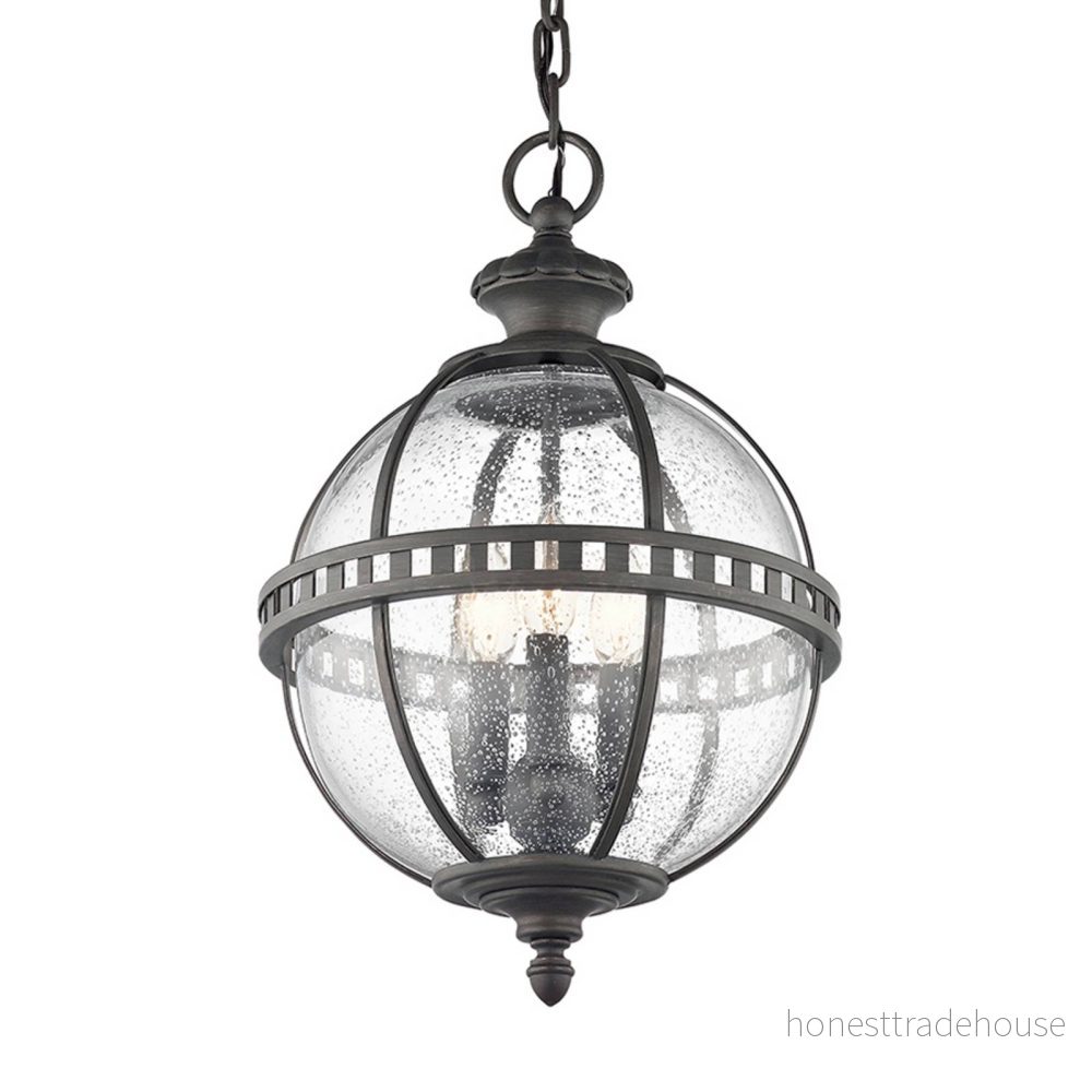KICHLER Utomhus hänglampa Halleron i viktoriansk stil 5024005269410