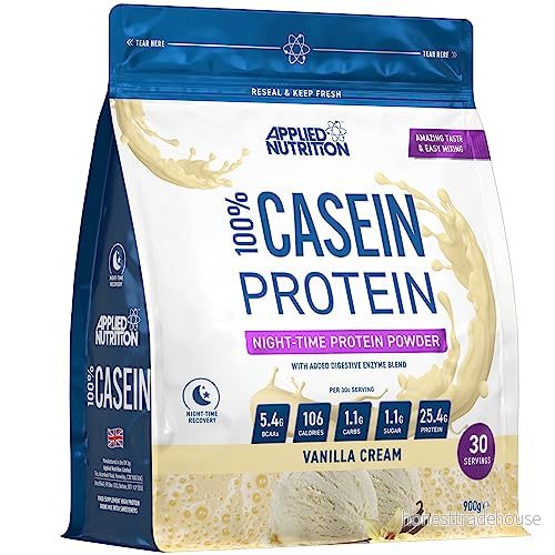 Applied Nutrition Casein Vanilla 900G 5056555203187