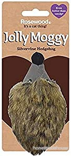 Rosewood Naturlig interaktiv silvervin kattleksak igelkott karaktär fylld med silvervinranka 5025659112039