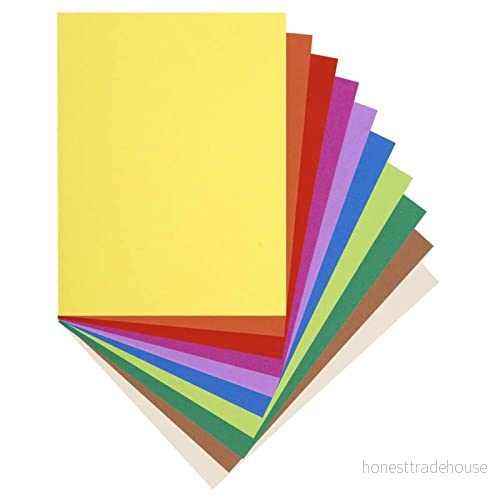 Exacompta Ref 150100E Förpackning med 30 FLASH 80 g/m2 undermappar i klara färger 100% återvunnet och Blue Angel certifierat storlek 22 x 31 cm för A4 format 10 assorterade 3130631501007