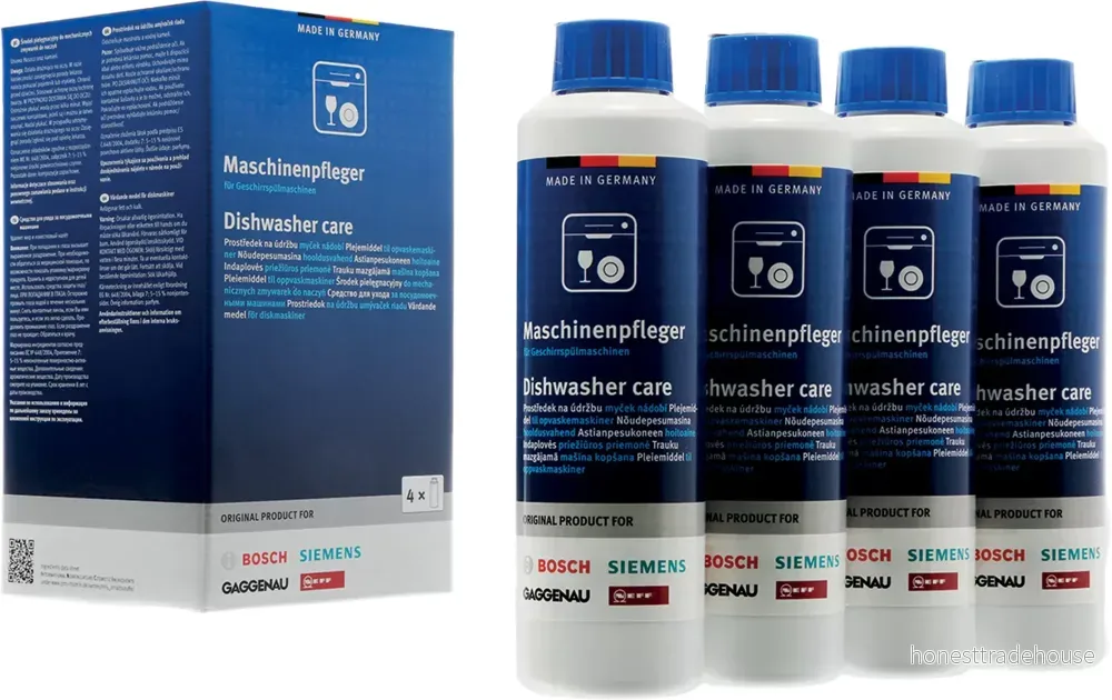 Bosch Siemens 00311997 Maskinrengöring diskmaskin apk puhdistusaine 4 pakk 4242005146673