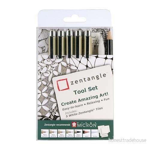 Kit de Dessin Talens Sakura Zentangle (12 Pièces) 8710141132042
