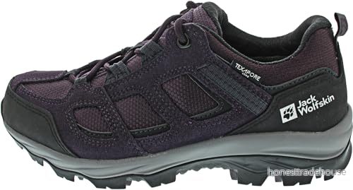 Jack Wolfskin Dam Vojo 3 Texapore Low W utomhusskor, Lila grå, 35.5 EU 4064993476453
