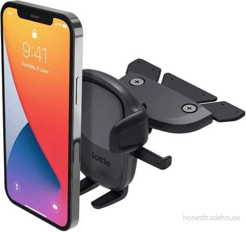iOttie Easy One Touch 5 CD fack universal bilmontering telefonhållare för iPhone, Samsung, Moto, Huawei, Nokia, LG, smarttelefoner 857199008290