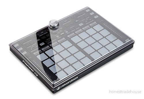 Däckskydd för Pioneer DDJ XP1 och XP2 superhållbart polykarbonatskyddslock i rökt klar färg, tillverkad Storbritannien DJ:s val oslagbart skydd 5060348661375