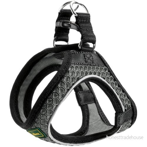 HUNTER HILO Comfort sele för små hundar med nätmaterial och reflekterande element, antracit, XXS 4016739666413 HUNTER HILO Comfort sele för små hundar med nätmaterial och reflekterande element, antracit, XXS 4016739666413