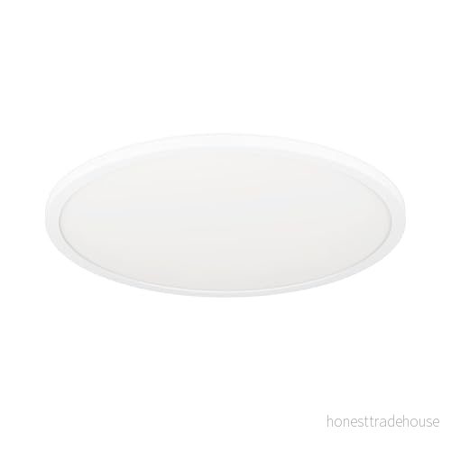 EGLO connect.z Smart Home LED plafondlampa Rovito Z, Ø 42 cm, ZigBee, app och röststyrning Alexa, ljusfärg justerbar (varm vit kall vit), RGB bakgrundsbelysning, dimbar, taklampa 9008606225484