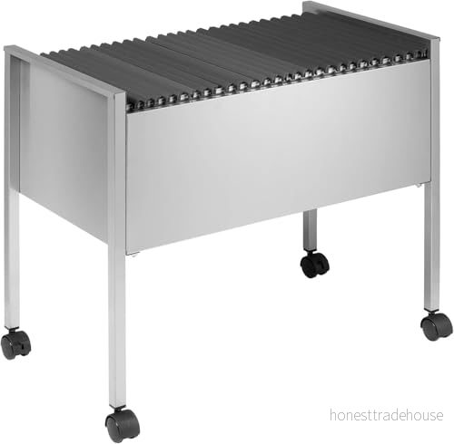 Durable 309523 hängmappsvagn ECONOMY 80 A4, silverfärgad 4005546987781