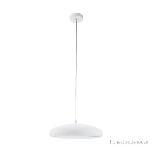 Eglo Anslut Riodeva-C LED pendellampa 1 glödlampa stål och plast vit med färgtemperaturförändring (arm, neutral, kall), RGB dimbar 9002759980467